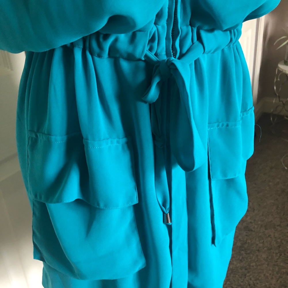 BEBE dress! BLUE - Picture 2 of 4